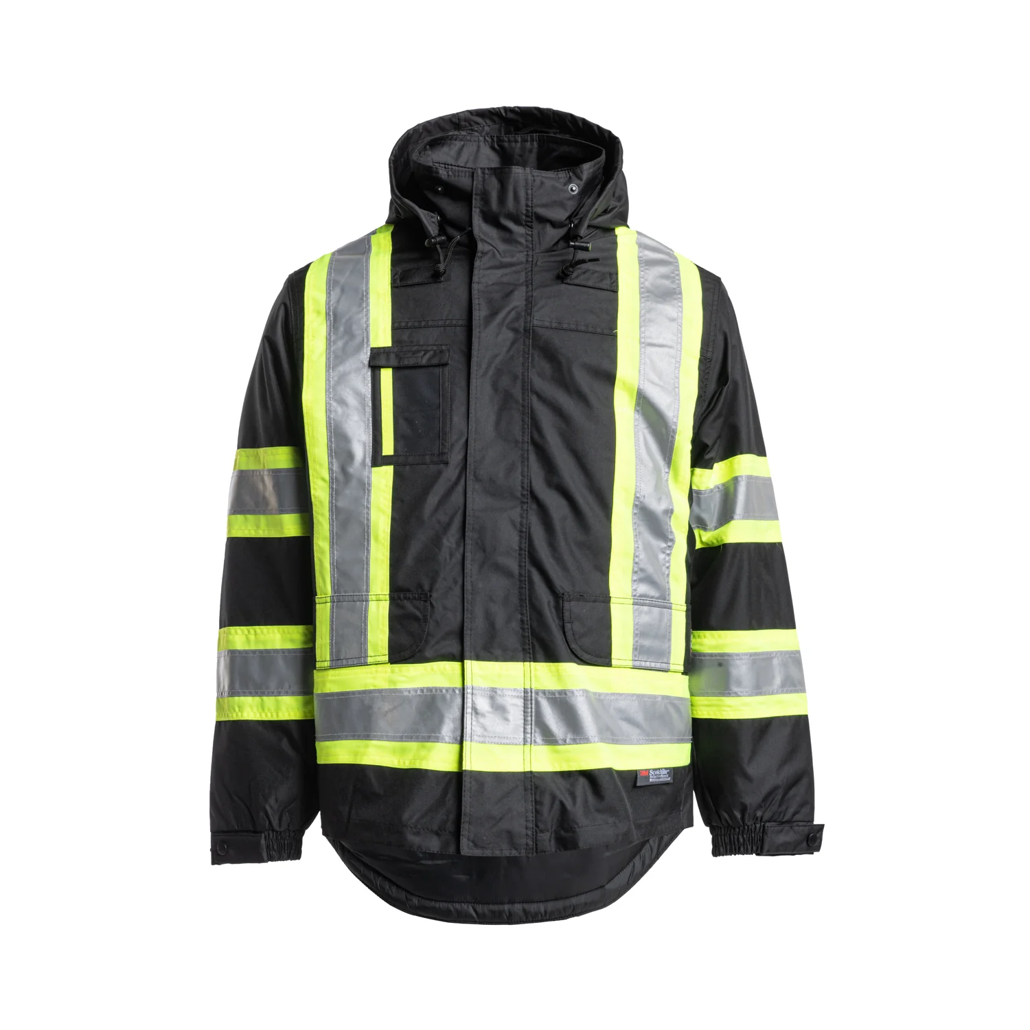 5-in-1 Hi-Vis Black Jacket -  S426HVB