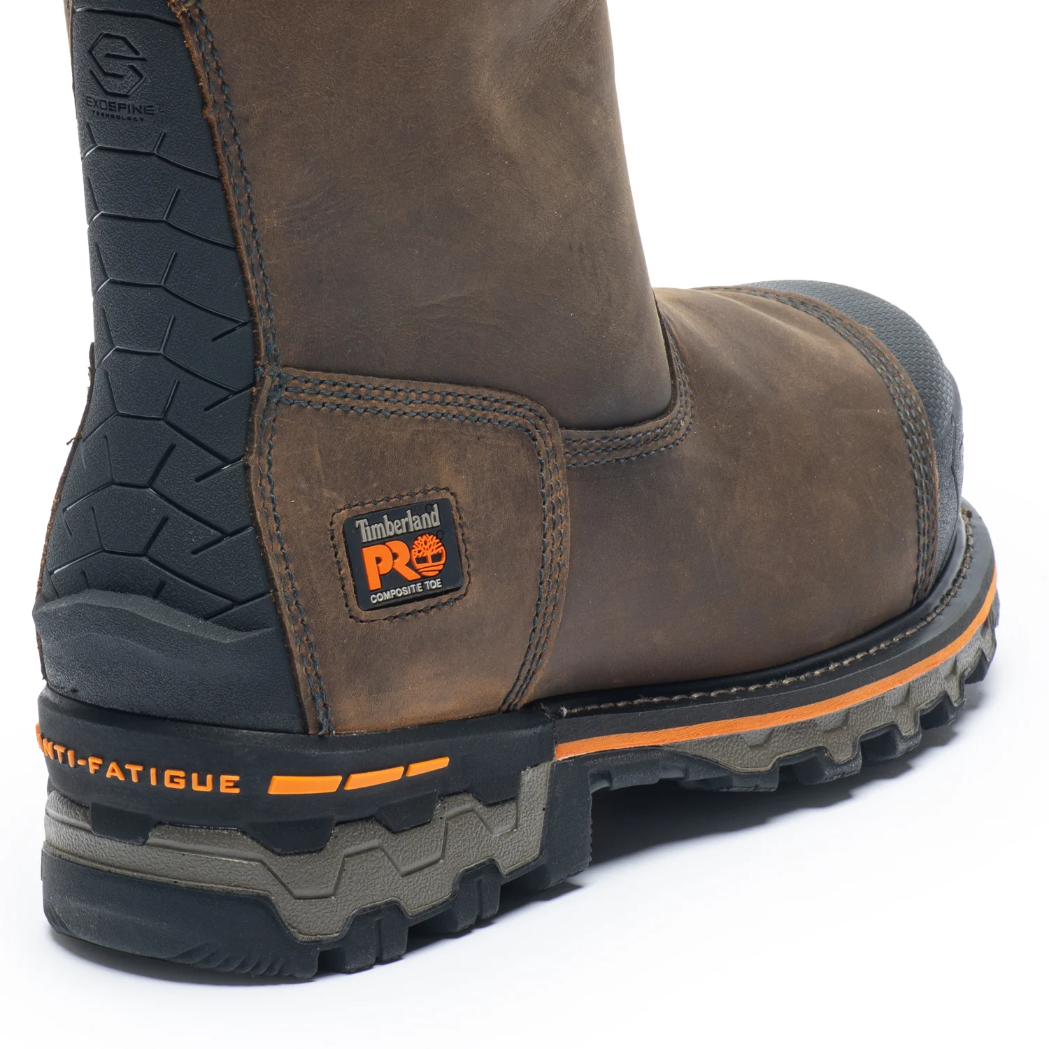 Boondock Pull-On Men's 8" Composite Toe Work Boots A4499 - Image 4