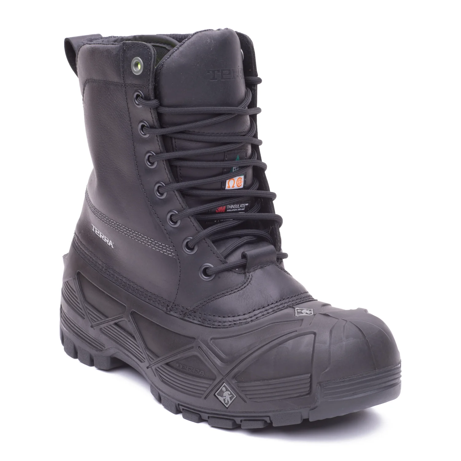 Crossbeam 9" Composite Toe Work Boots A4NQUBLK/4NQUBK