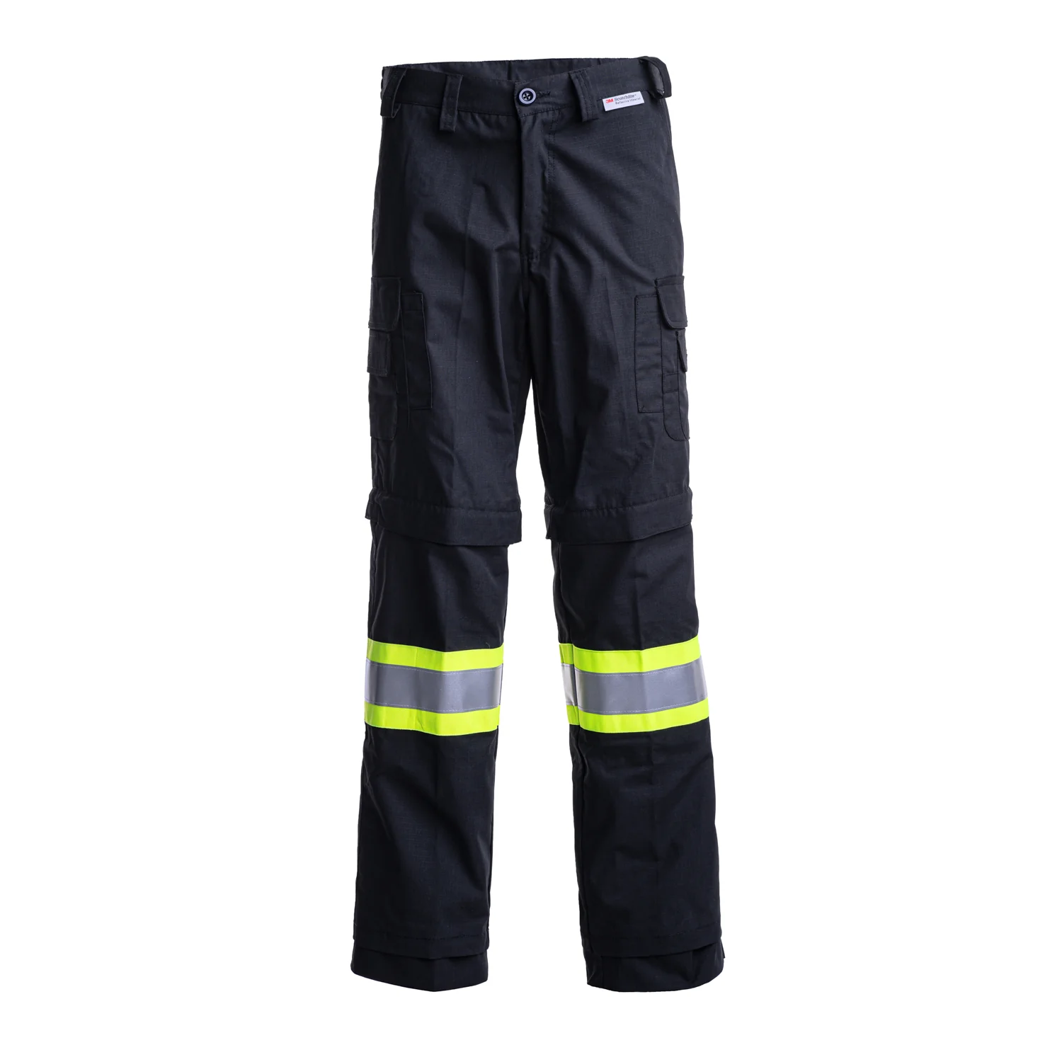 Hi-Vis Black Ventilated Work Pants - CW2BLK