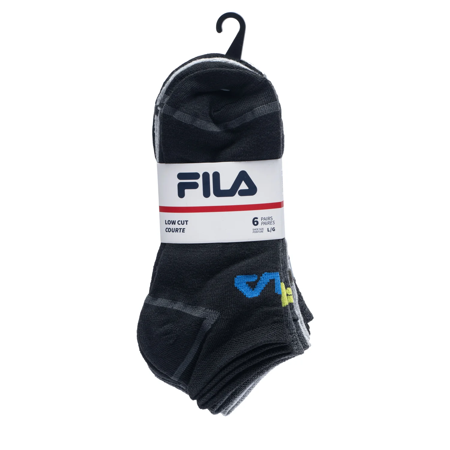 Fila Athletic Lifestyle Low Cut Socks (6-PK) - S0129AC - Image 6