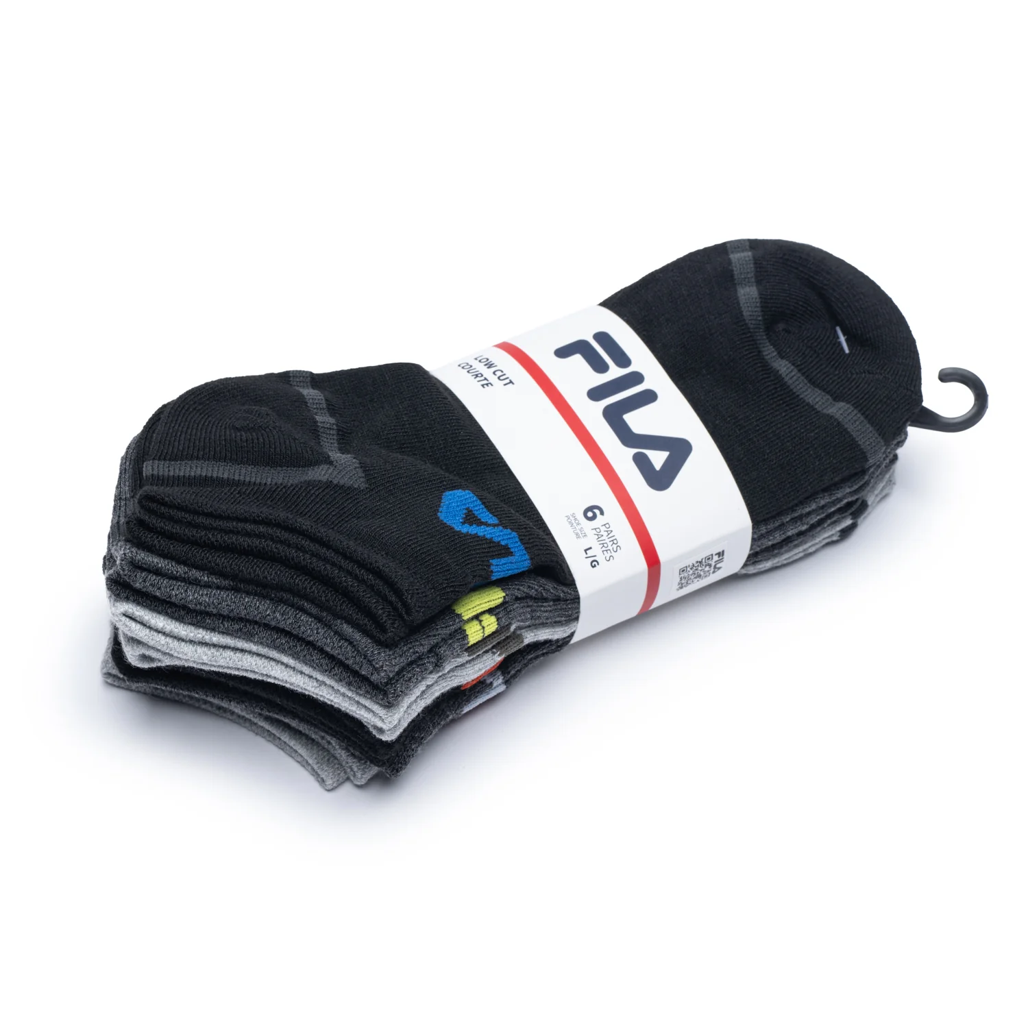 Fila Athletic Lifestyle Low Cut Socks (6-PK) - S0129AC - Image 8