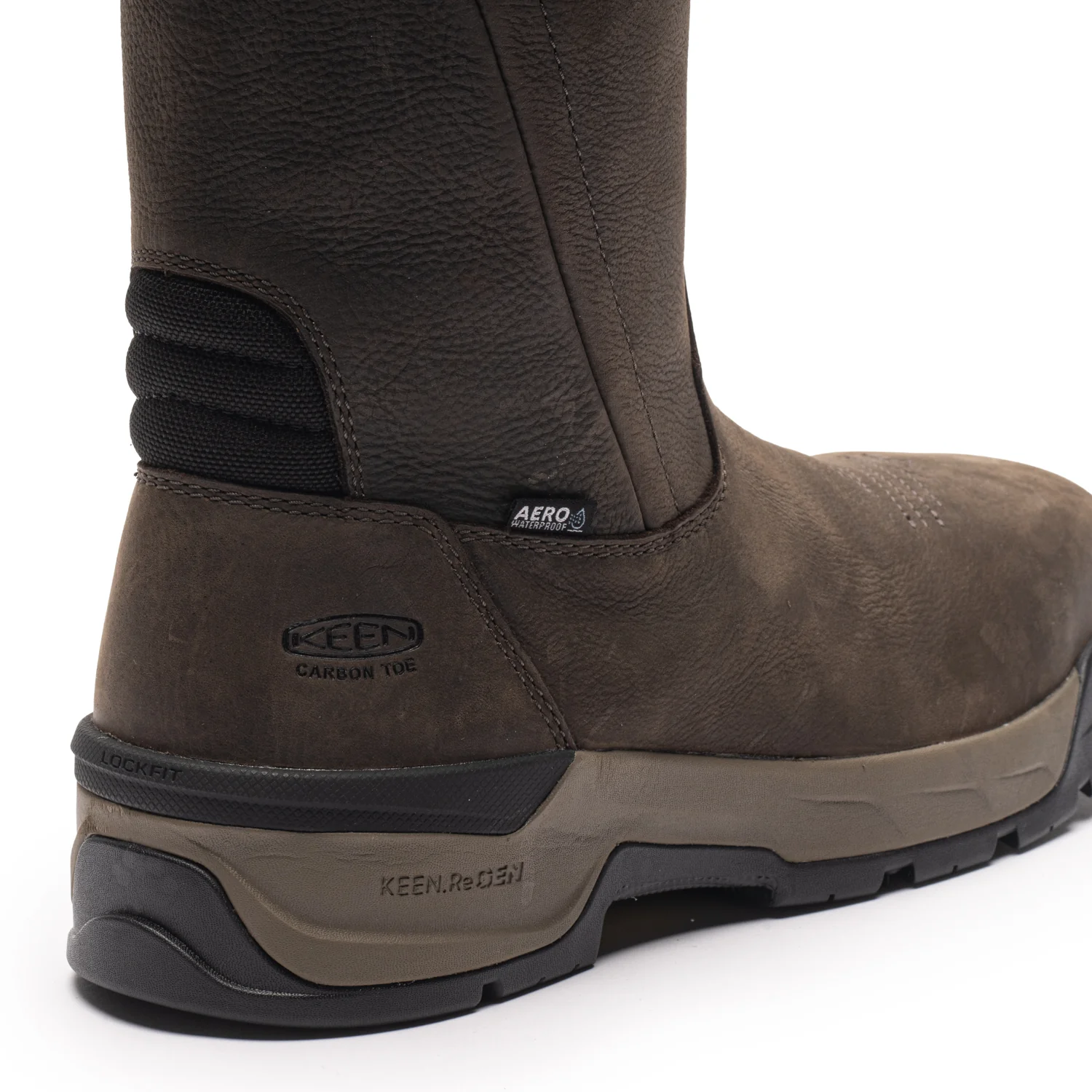 Flatland Pull On Men's Waterpoof 8" Composite Toe Work Boots 1031456 - Image 3
