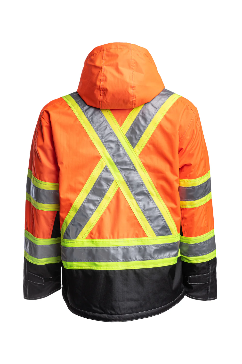 Hi-Vis Orange Fleece-Lined Jacket - S245HVO - Image 2