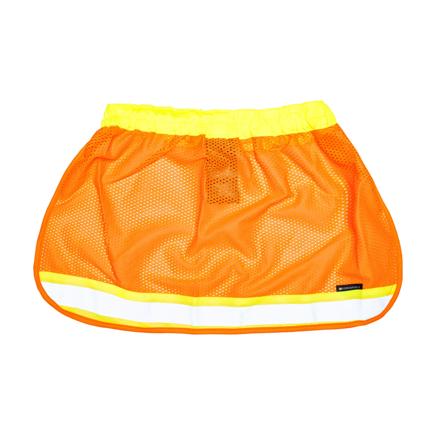Hi-Vis Orange Reflective Mesh Hard Hat Sun Shade Neck Shield - HHNG-OR - Image 4