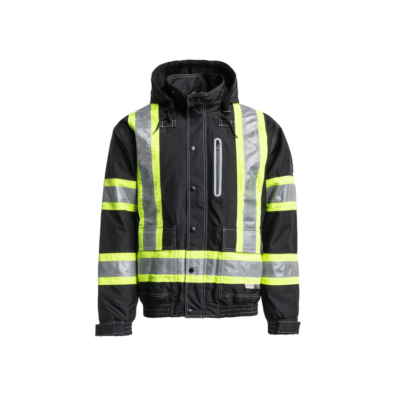 Hi-Vis Black Safety Bomber - SJ20HVB - Limited Stock