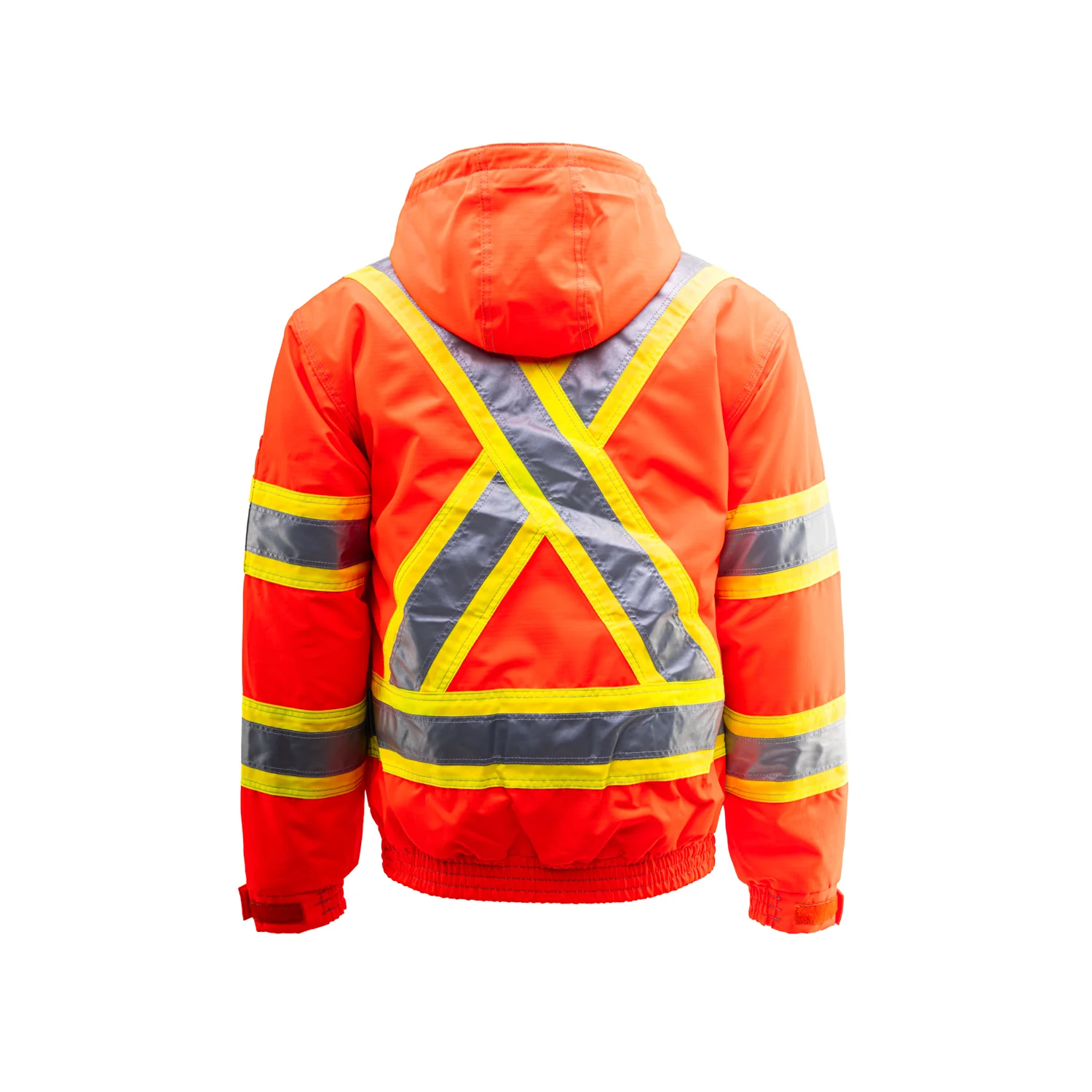 Hi-Vis Orange Safety Bomber - SJ20HVO - Limited Stock - Image 2