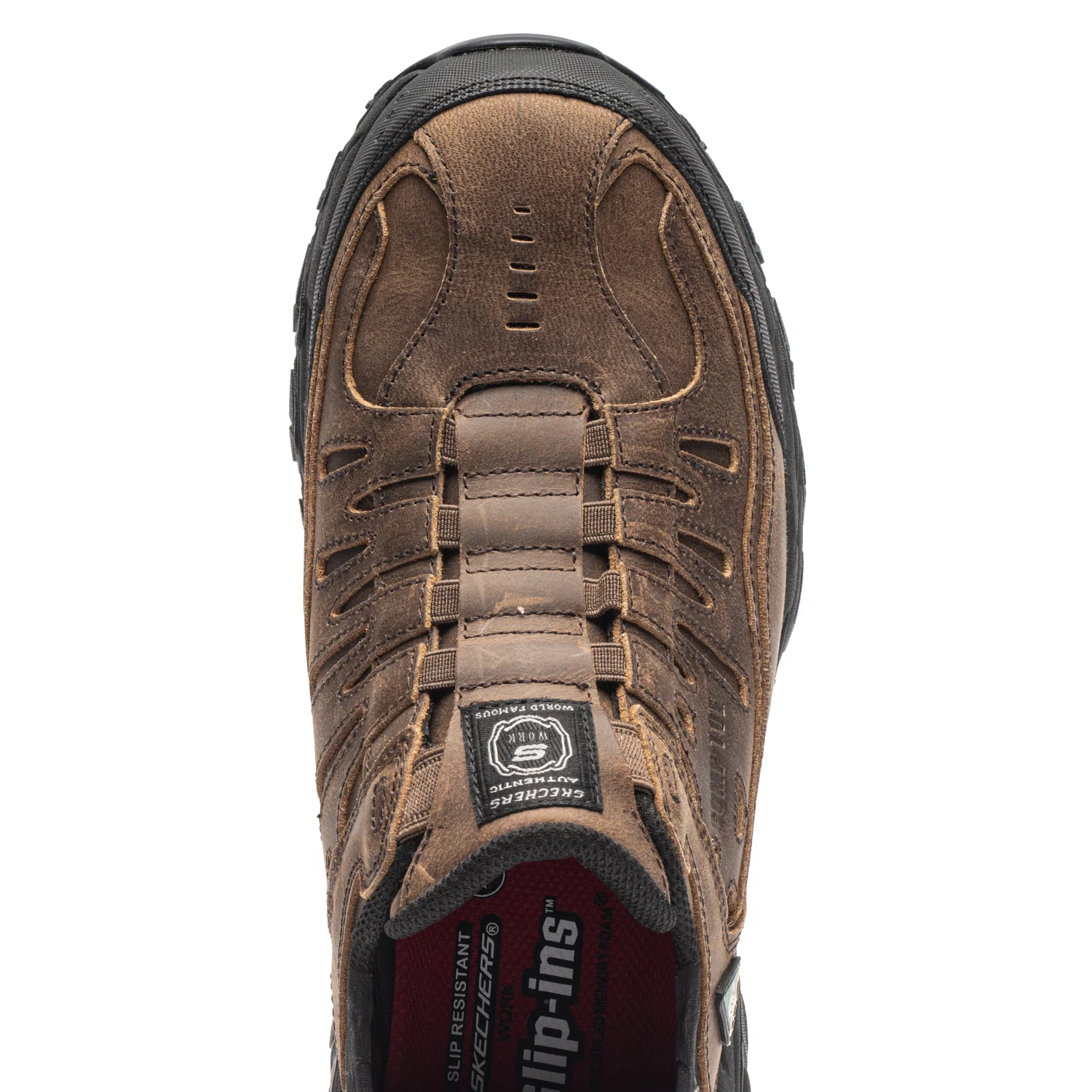 Holdredge-Ryker Men's Composite Toe Slip On Safety Shoes 200234BRN - Image 5