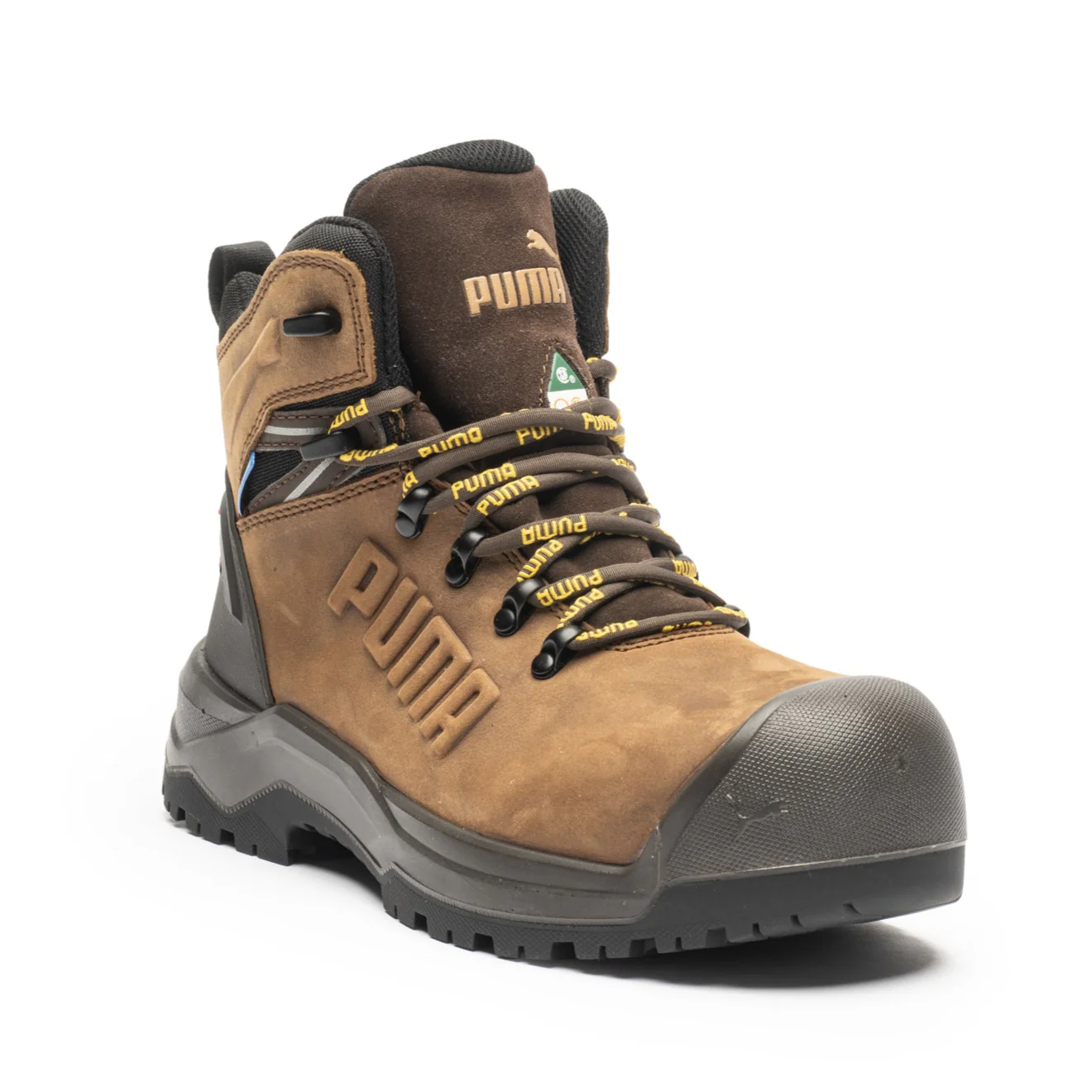 Puma Iron Brown Men's 6" Waterproof Composite Toe Work Boots 632713