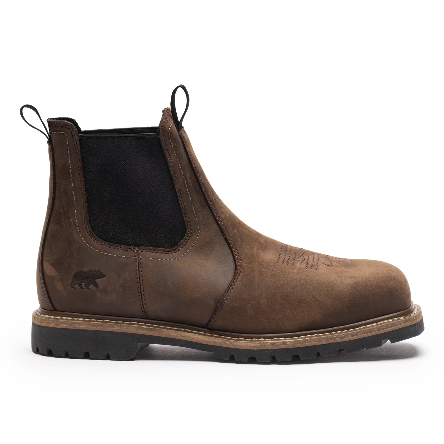 Lundbreck Chelsea Men's 6" Composite Toe Work Boots 1018DB - Image 3
