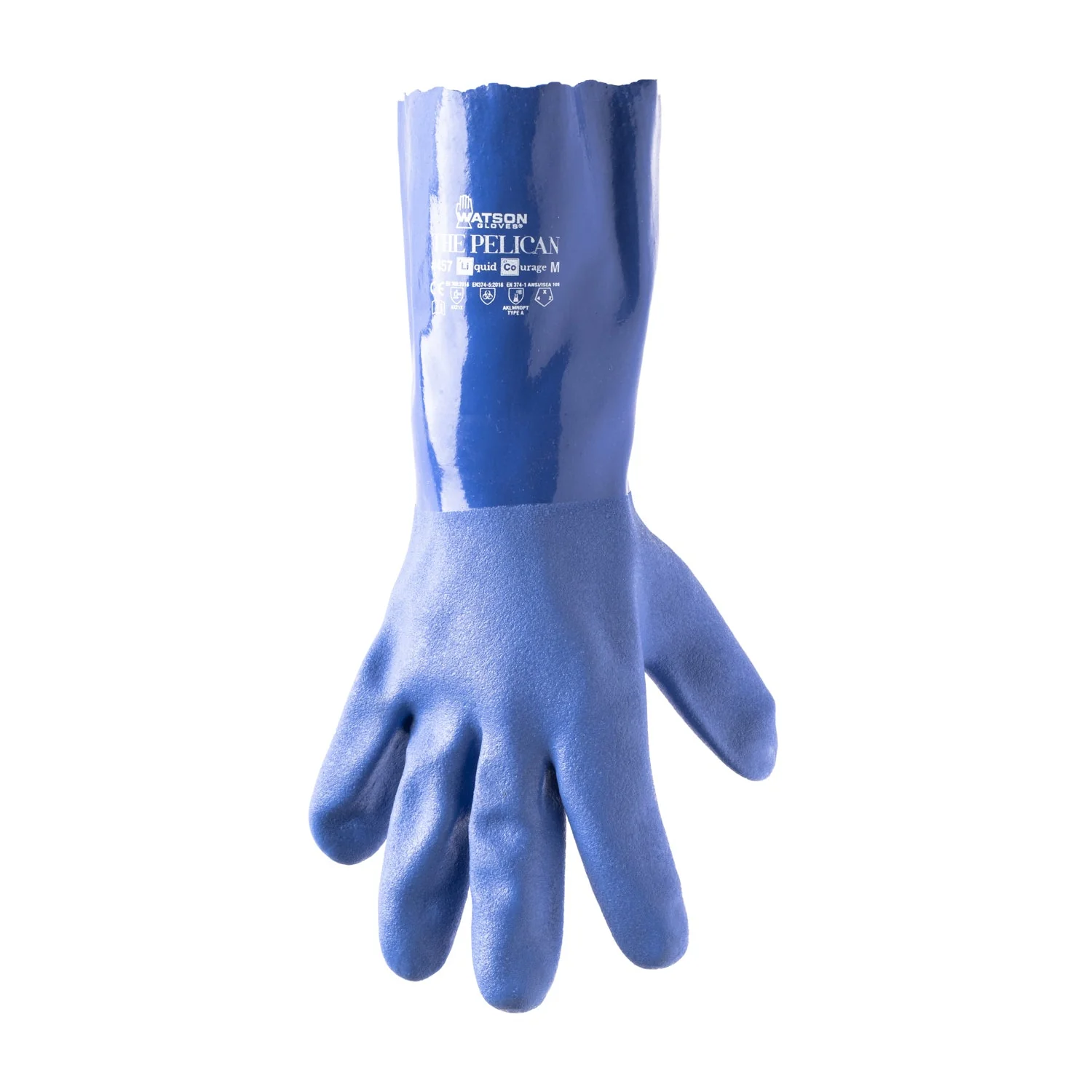 Pelican Full Dipped PVC Rubber Gloves - G457