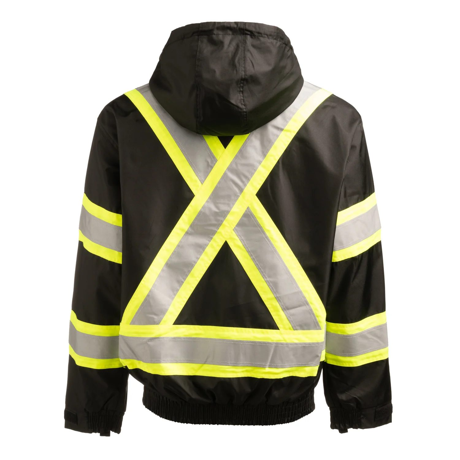 Poly Oxford 3-in-1 Hi-Vis Safety Bomber Jacket - S413HVB - Image 2