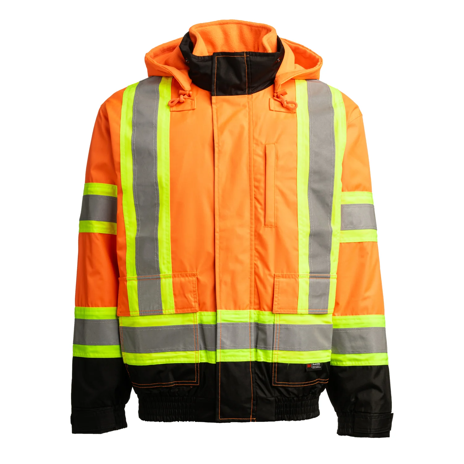 Poly Oxford 3-in-1 Hi-Vis Safety Bomber Jacket - S413HVO