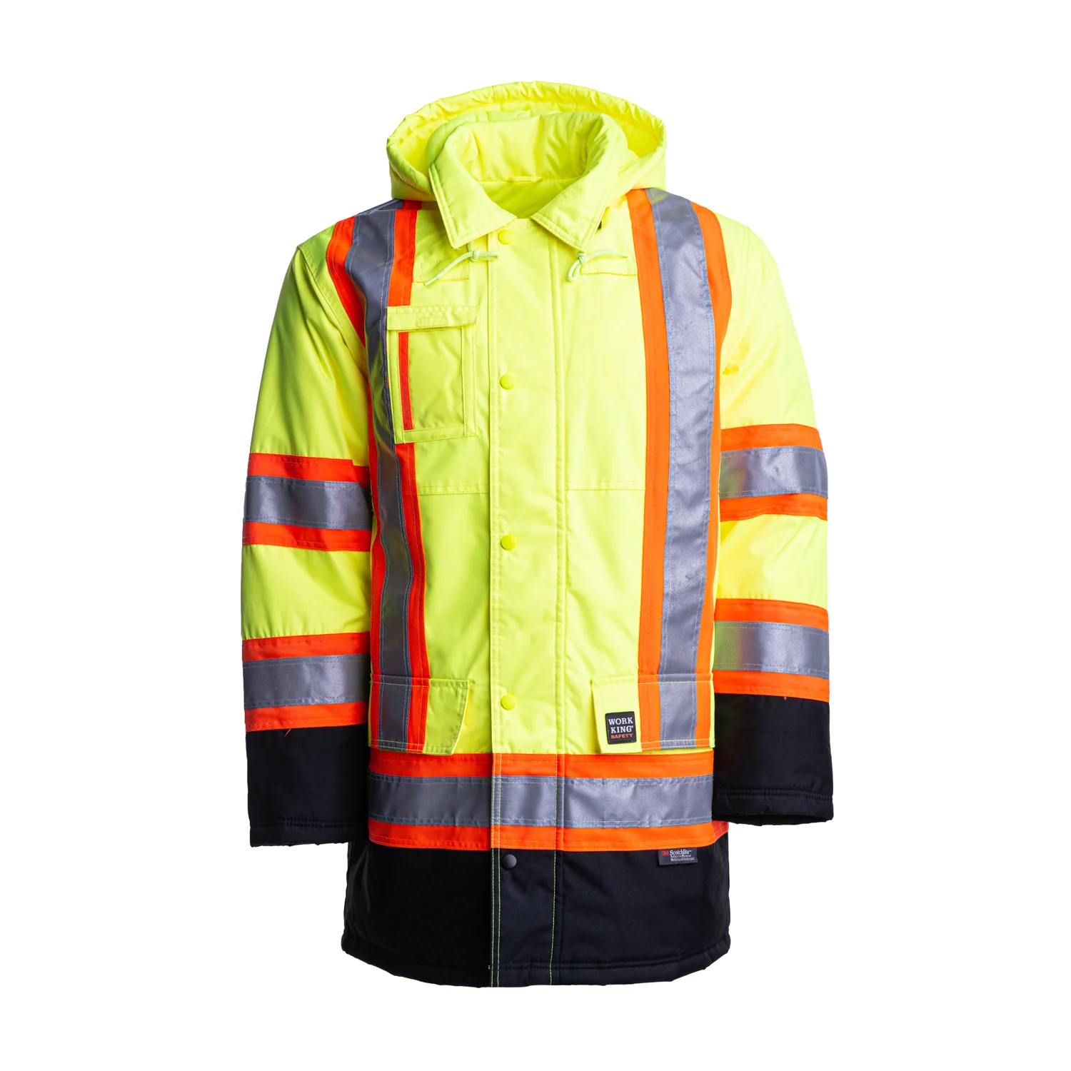 Safety Parka Hi-Vis Green - S17611HVG