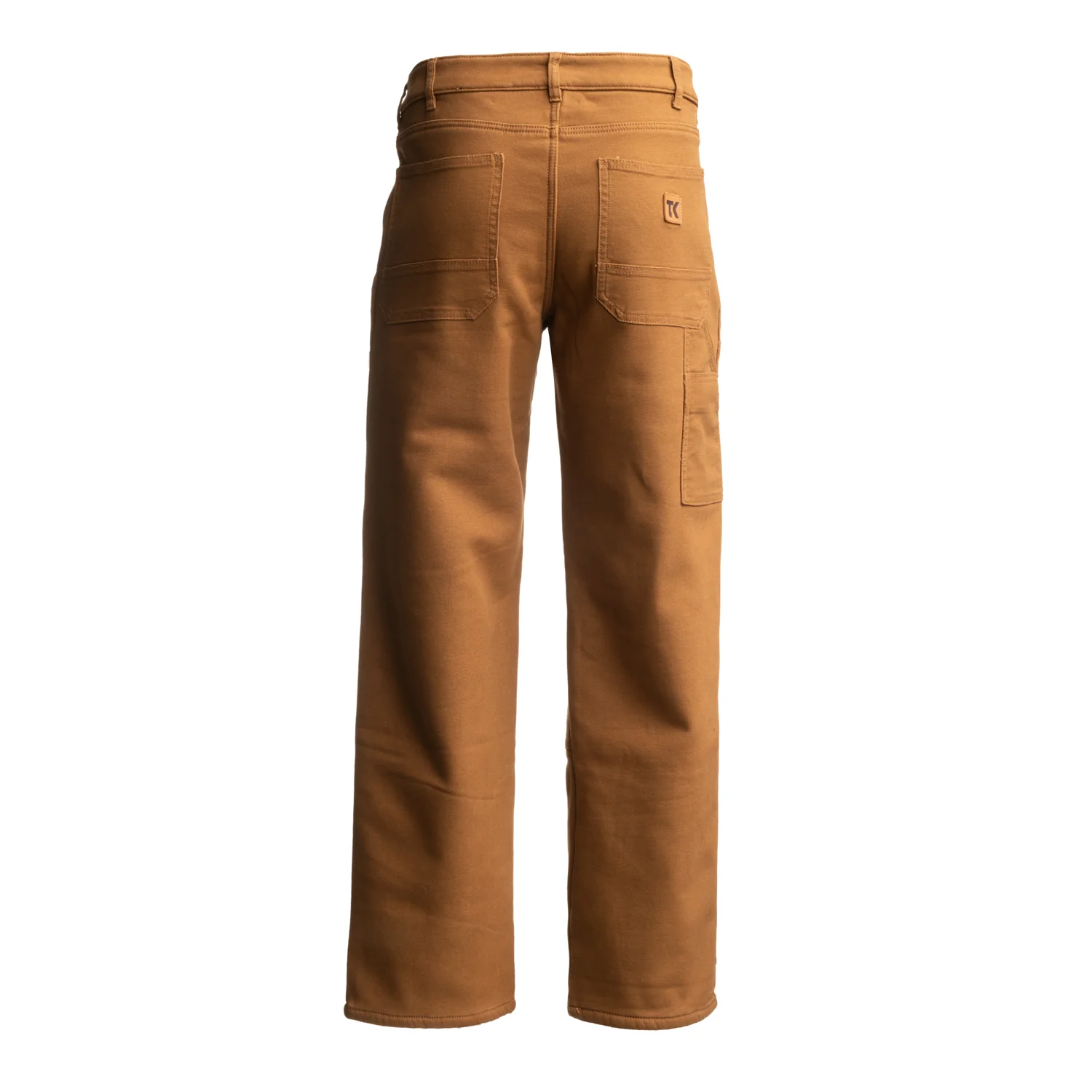 Stretch Canvas Carpenter Work Pants with Laminated Polar Lining - TK-E8200SD - Image 2