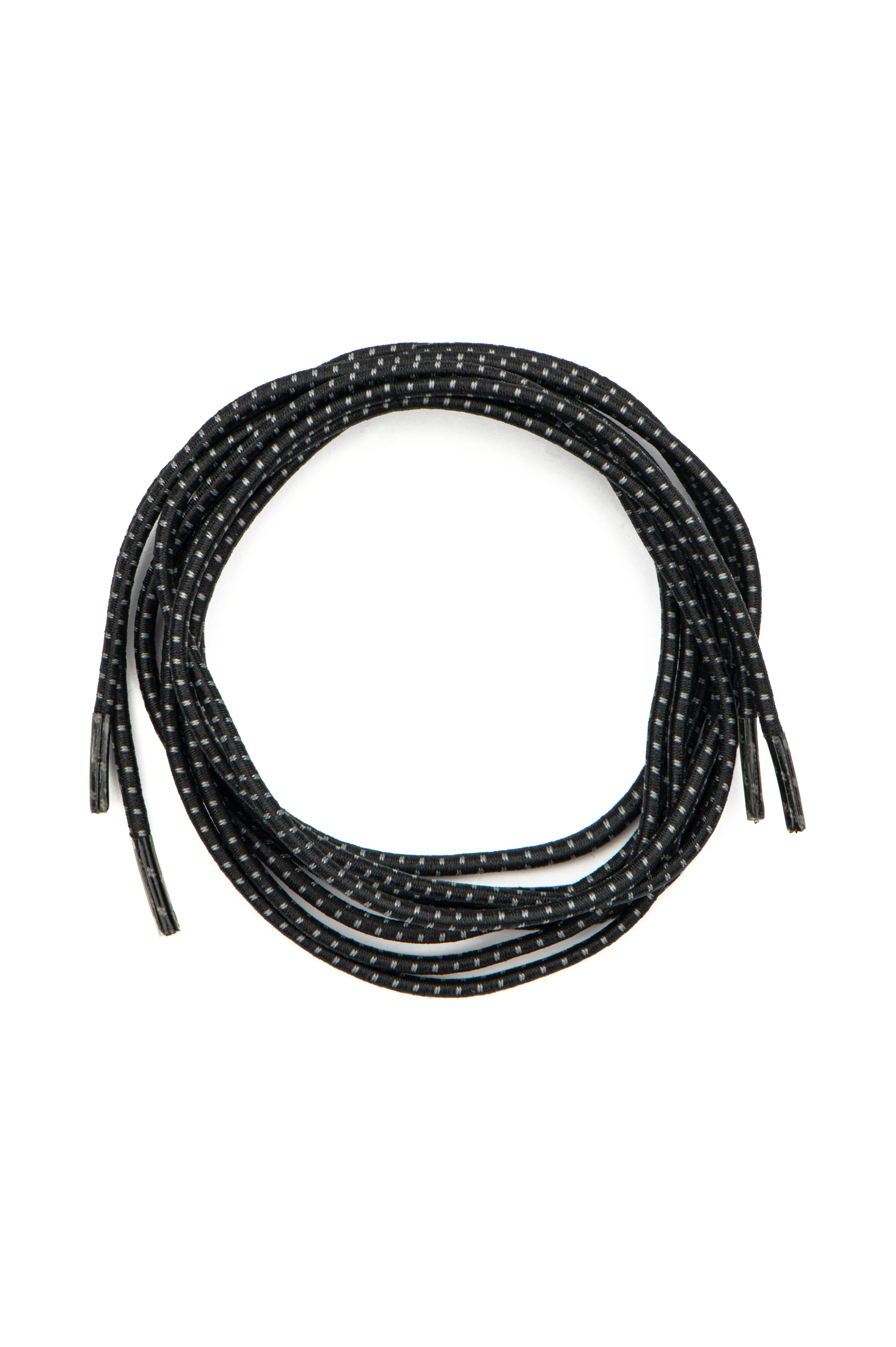 Stretch Laces (Black/Grey Dots) - L23825