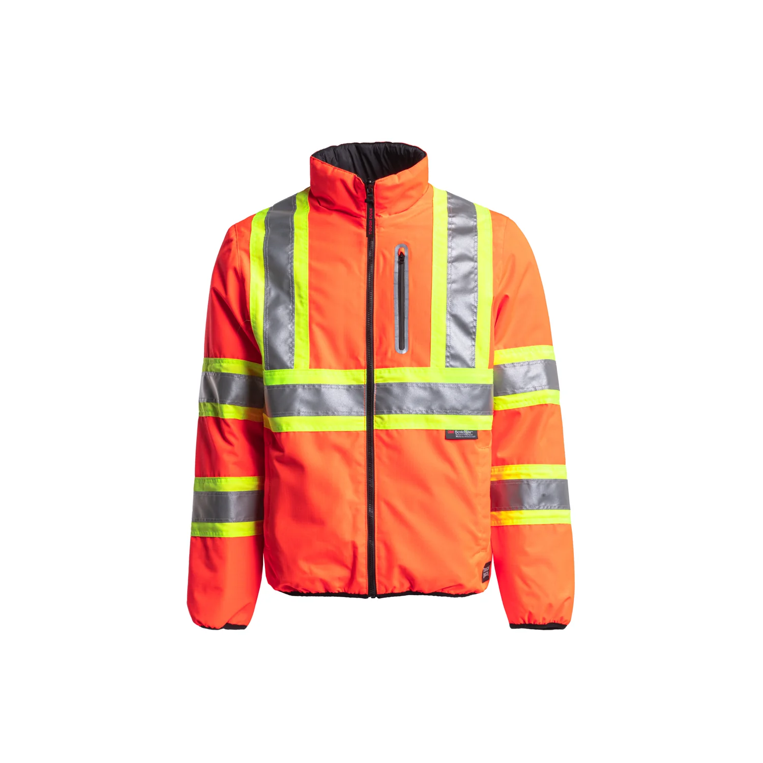 Ripstop Reversible Hi-Vis Orange Jacket - SJ27HVO