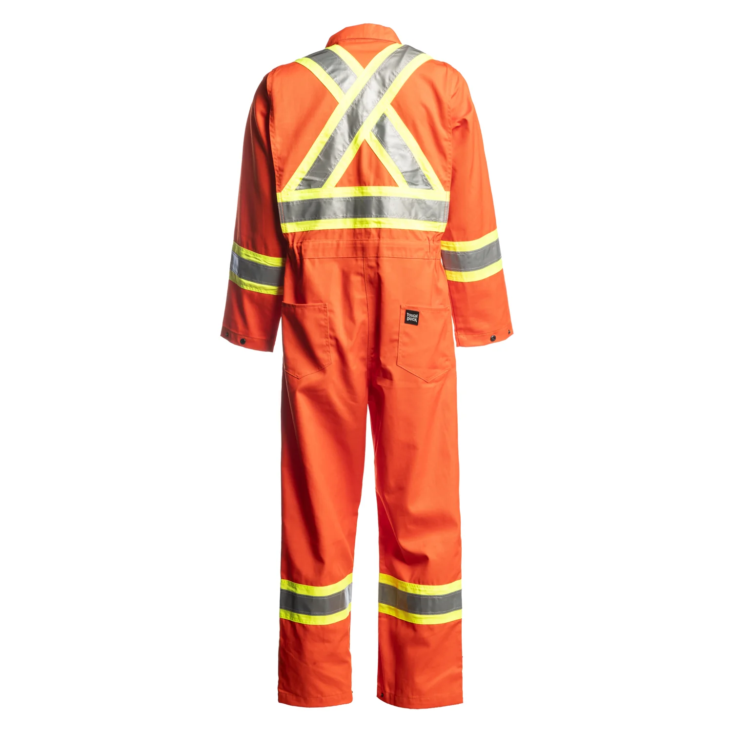 Twill Unlined Safety Hi-Vis Orange Coverall - S792HVO - Image 2