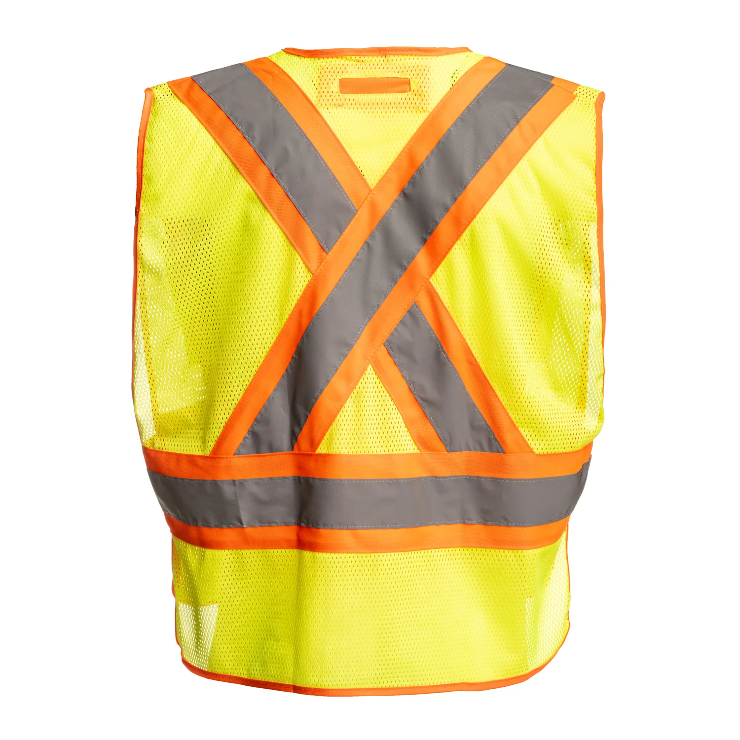 Universal 5 Pt. Tearaway Mesh Traffic Vest - TV1HVG - Image 2